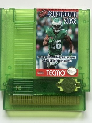 TECMO SUPER BOWL 2025-2026 Nintendo (NES) USA SELLER NFL Football TSB