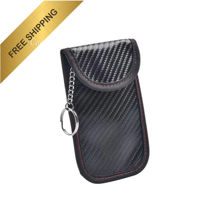 1x Auto Schlüssel Signal Blocker Faraday Etui Hülle - Anhänger schlüssellos RFID Blocking Käfig.