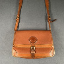 Vintage Dooney  Bourke All Weather Leather Shoulder Crossbody Bag USA 11x8 Inch