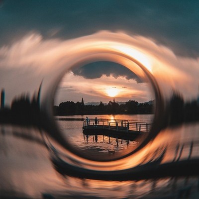 Für Videoaufnahmen��Vo Filter Verzerrung Lichteffekt��weiches Design Wasserdicht��