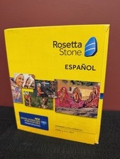 Rosetta Stone Espanol Spanish Language Level 1-5 Complete Language Open Box 