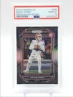 BROCK PURDY 2022 CHRONICLES PRIZM BLACK ROOKIE SILVER GEM MT RC PSA 10 Q5965