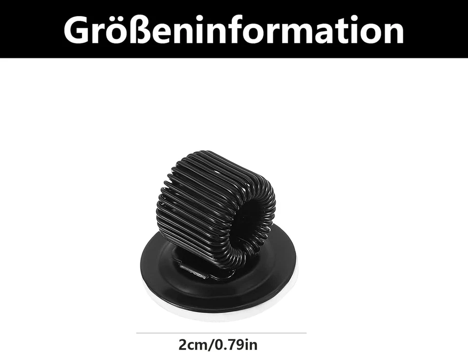 4 Stück Stifthalter Selbstklebend Mit Einstellbarer Federschlaufe Stiftehalter, - Bild 2 von 4