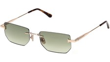 Tom Ford ETHAN-02 FT 1355 28P Shiny Rose Gold/ Gradient Green Men's Sunglasses
