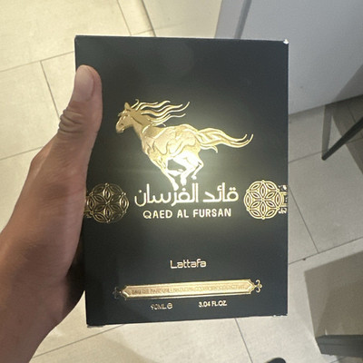 Lattafa Qaed Al Fursan Eau de Parfum Spray, Regular Size 3.04 fl oz