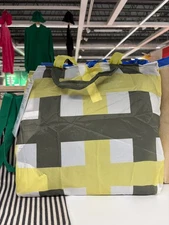 Skynke White/Multicolor Folds Pocket Shopping Tote Bag IKEA 30588777 305.887.77