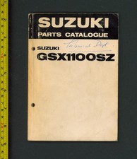 Suzuki GSX1100Sz KAT Parts (1982) Catalogue List Book Manual GSX 1100 S Sz GK80