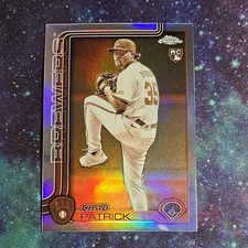 2025 CHAD PATRICK Topps Chrome Update Sepia Refractor USC90 Rookie BREWERS ⚾️