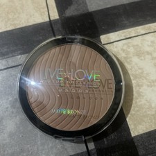 Matte Bronze Powder 14g Face Body Bronzer Pressed Compact Sun Glow UK