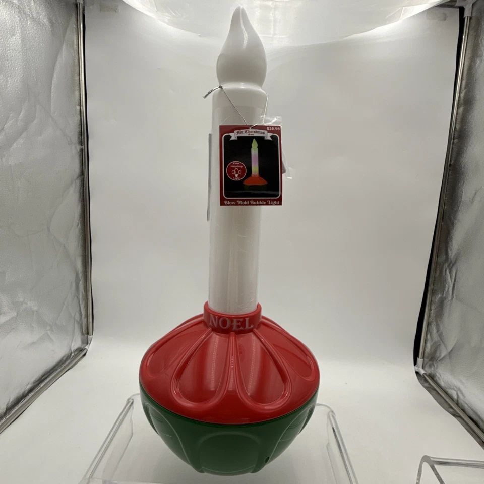 NUEVO 24" LED MR. NAVIDAD Luz Burbuja Plástico NAVIDAD Vela Soplador Molde Decoración Vacacional Foto 2 de 4