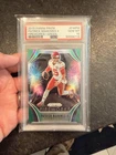 Panini Prizm 2019 Patrick Mahomes II Fireworks Green Prizm #FW-PM PSA 10