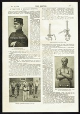 Inventor Herbert Woodgate Griffiths & Woodgate Rifle 1895 2 Page Photo Article