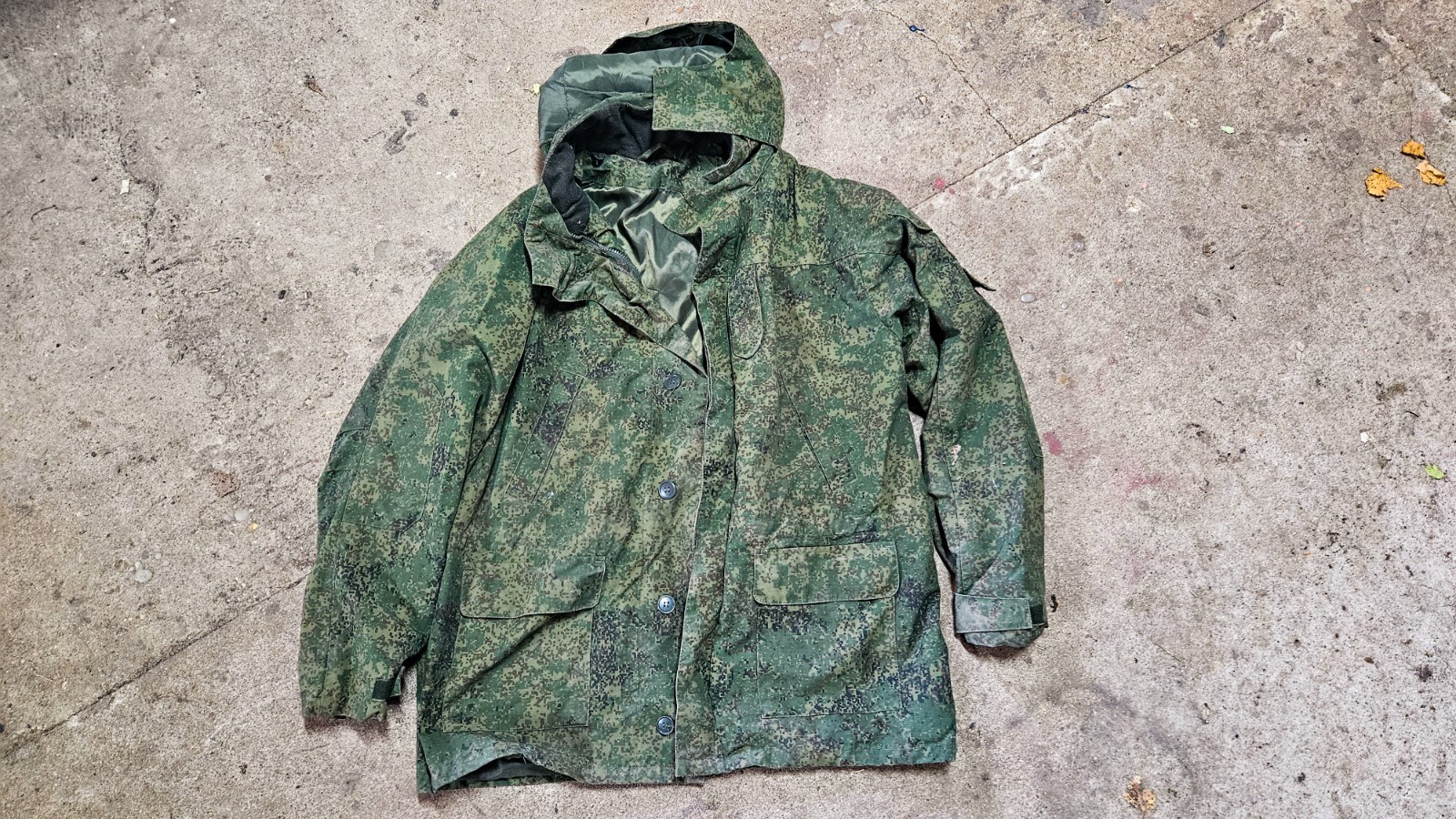 WW3 ORIGINAL RUSSIAN ARMY EMR DIGITAL FLORA JACKET LIBERATED IN POKROVSK