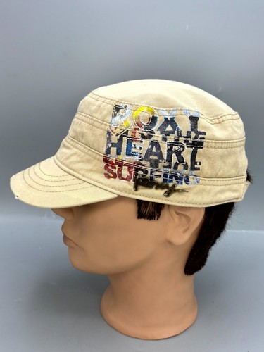 Roxy To The Heart Of Surfing Army Cap Womens One Size Tan Adjustable Back Hat - Picture 2 of 8