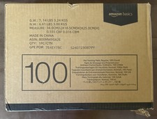 100 Pack Amazon Basics Dog Pet Pee Training Pads Regular Size 22" x 22" NEW