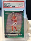 2024 Prizm Bo Nix Rookie Green Wave #309 PSA 10