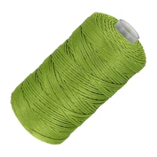 Nylon String Cord 1.5mm x 218Yard Macrame Rope Braided Thread Twine Green
