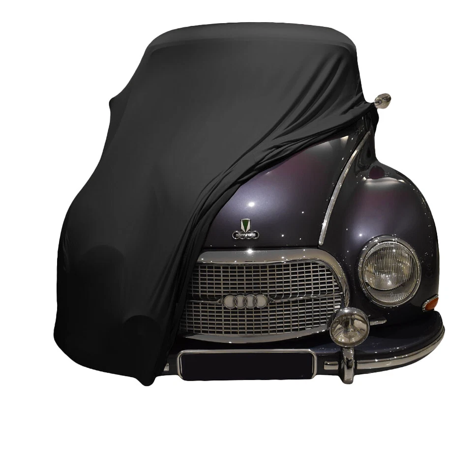 Indoor car cover fits DKW 3=6 bespoke Berlin Black cover Without mirrorpockets Foto 2 de 4