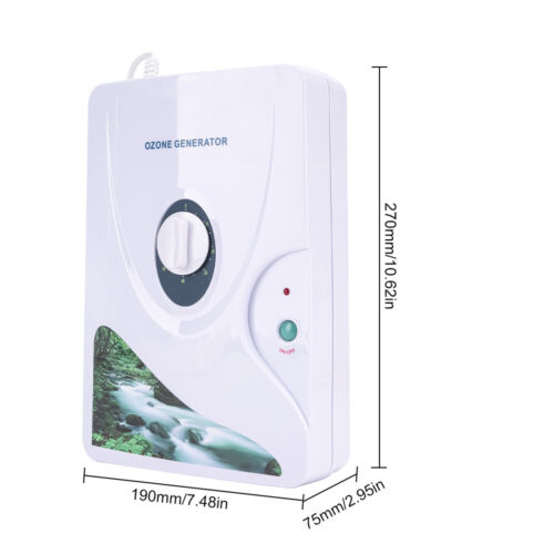 600mg/h Ozone Generator Water Ozonator O3 Machine Cleaner for Air Fruits 220V AU - Picture 3 of 11