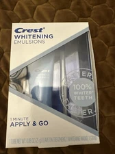 Crest Whitening Emulsions Leave on Whitening Treatment Exp 2022 Og New Sealed