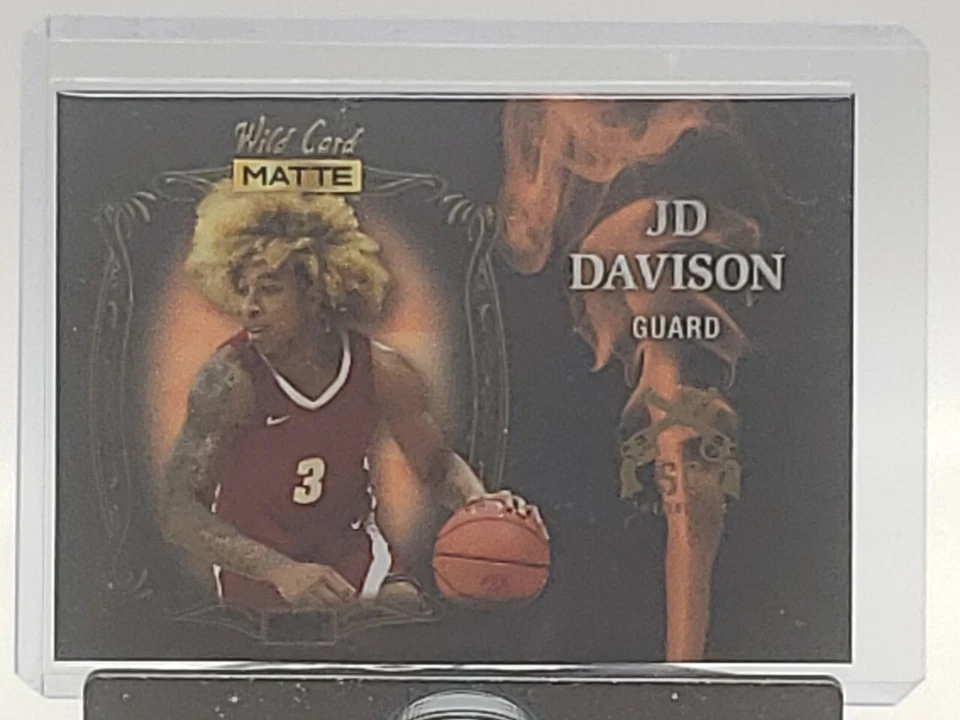 2022 Wild Card Matte Smoking Guns JD Davison #SG-12 Boston Celtics - Image 2 of 3