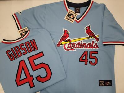 21006 Mens Majestic ST LOUIS CARDINALS Throwback Vintage Powder