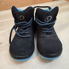 Riverline Anti Fatiga Amortiguador Negro Azul Seguridad Exterior Mujer Botas 6M