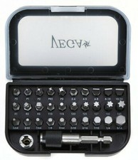 VEGA INDUSTRIES V32-1P Screwdriver Bit Set, 32Pc - 1/4" Hex