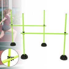 Pro Sprungstangen-Set15 Stangen+10 Standf&uuml;&szlig;e+10 ClipsTraining Ausdauer Agility