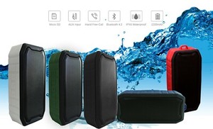 rugged ipx7 waterproof bluetooth speaker