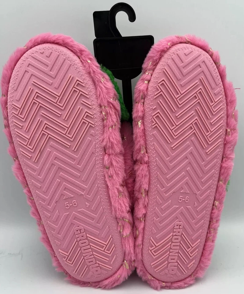 Zapatillas Wicked MOVIE FUZZY ROSA VERDE ELPHABA GLINDA NUEVAS 5/6 ADULTO NUEVAS CON ETIQUETAS Foto 3 de 3