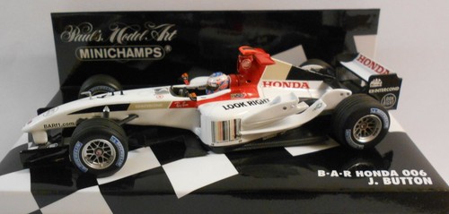 Minichamps F1 1/43 Scale - 400 040009 BAR HONDA 006 J.BUTTON - Imagen 2 de 3