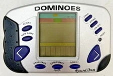 Double 6 Dominoes Excalibur Electronics 405 Electronic Handheld Game Tested