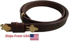 M1907 MILITARY LEATHER RIFLE SLING WW1 PREMIUM DRUM DYED LEATHER