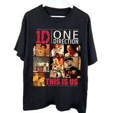 New One Direction World Tour 2023 2024 Cotton Black S-5XL T-Shirt 1D1896