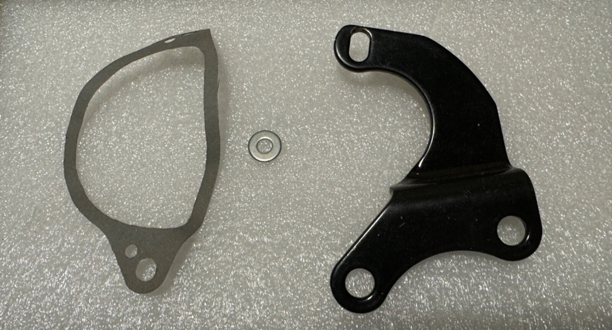 Harley NOS OEM 66098-82 Hitachi Starter Bracket 1982-84 Shovelhead
