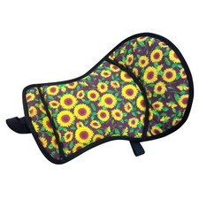 SEAT SAVER Showman SUNFLOWER Print with Fleece Bottom for Western Saddle