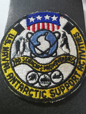 Vintage US Navy - Naval Antarctic Support Activities Patch - selten