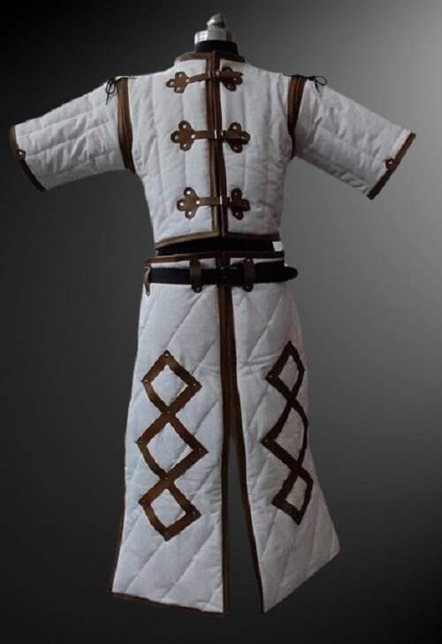 Roman Medieval Armor Gambeson | Cotton Coti skirt gambeson Armor