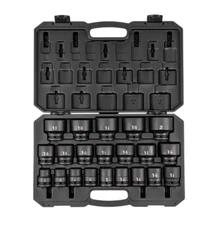 3/4 Inch Drive 6-Point Impact Socket Set with Case, 21-Piece (3/4-2 in.)