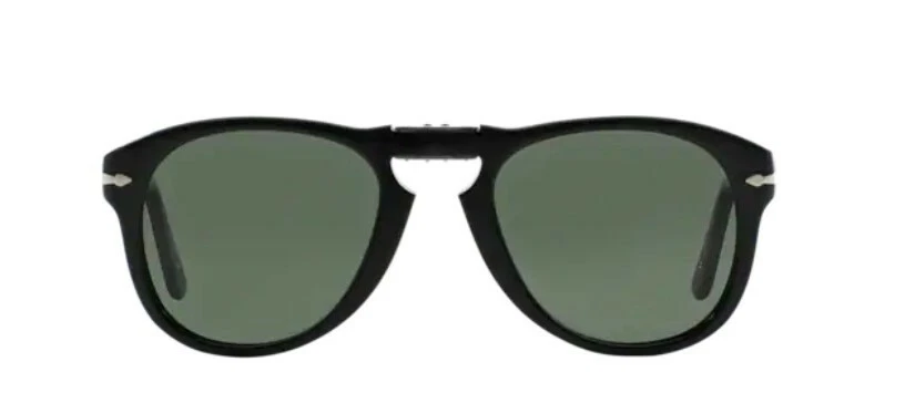 Gafas de sol para hombre Persol 0PO0714 plegables 95/31 negras/plateadas Foto 2 de 4