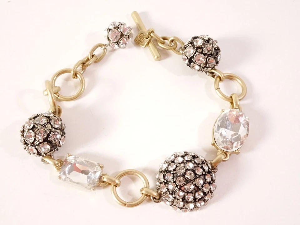 Pulsera Banana Republic para mujer burbuja celestial bola de fuego cristal palanca nueva con etiquetas 89 Foto 3 de 4