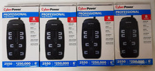 Lot of 4 CyberPower Surge Protector Power Strip 8-Outlets CSP806T - New