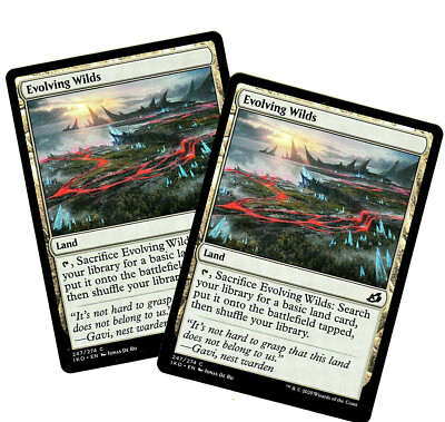 MTG Magic 2x Evolving Wilds Ikoria: Lair of Behemoths englisch