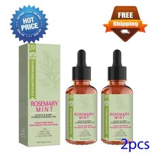 NEW Organics Rosemary Mint Scalp And Hair Strengthening Oil 30ml*2PCS UK SELLER