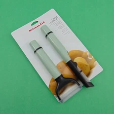 KitchenAid Vegetable Fruit Peeler Set Covers Included Green Pistachio KQ355OHPIA