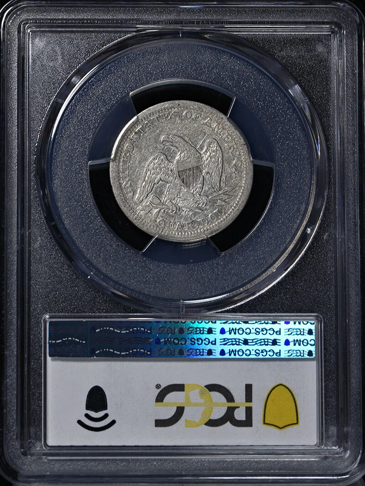 1843-O Seated Liberty Quarter PCGS VF30 Great Eye Appeal Nice Strike - Image 4 of 4