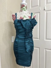 San Joy Teal Dress size S 