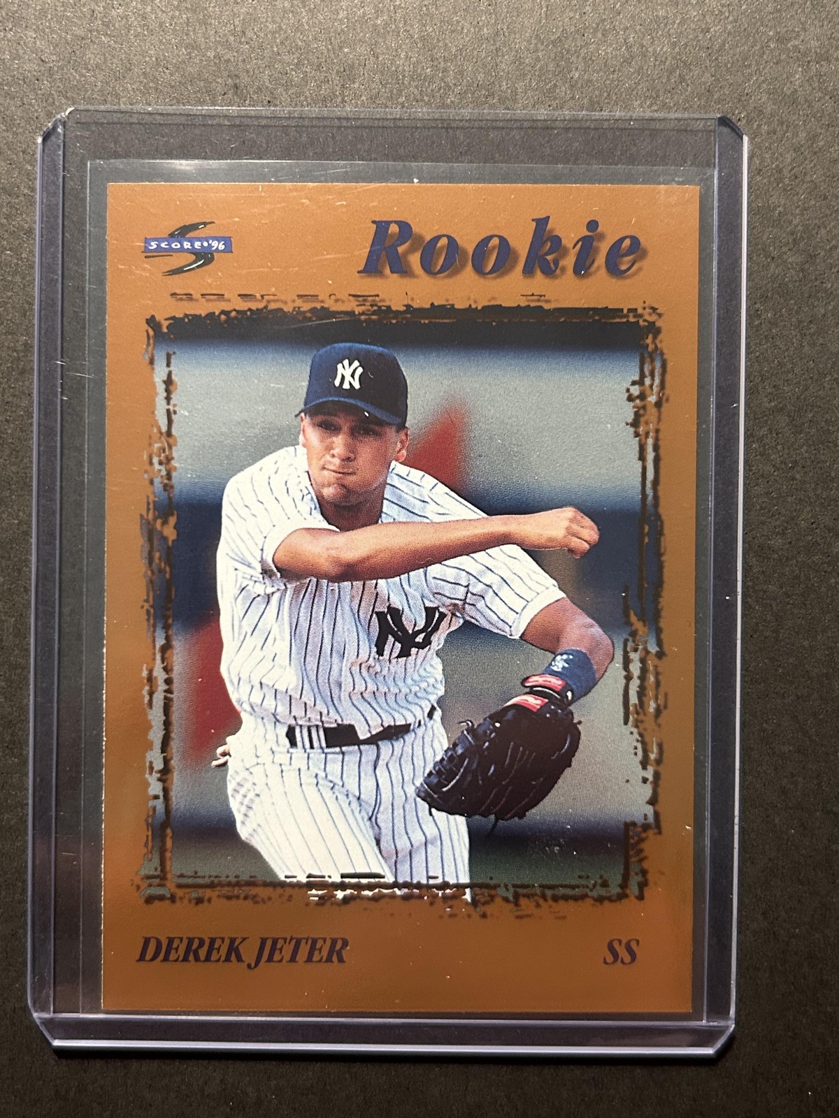 1996 Score #106 Derek Jeter Dugout Collection (Series One)