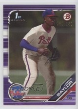 2019 Bowman Draft Purple 30/250 Jamari Baylor #BD-41 0j5i
